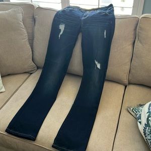 Hudson Beth Baby Bootcut Jean, ripped/distressed, size 27
